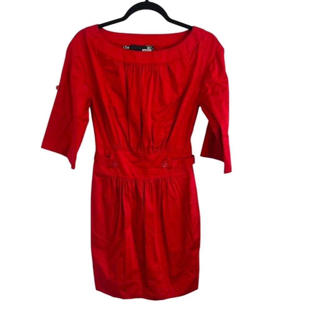 Vintage Love Moschino Red Dress, size 2
